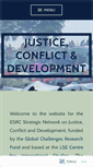 Mobile Screenshot of justiceanddevelopment.com